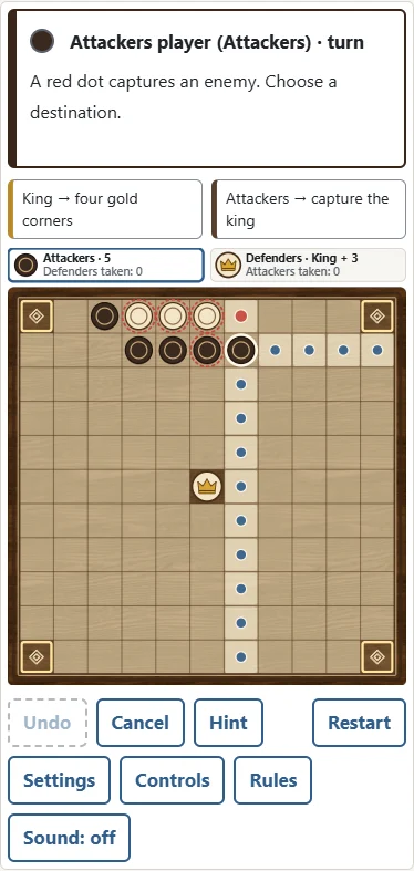 1. Three defenders on the edge have attackers immediately inside. 2. Close the right bracket at the dot to capture all three in a shieldwall.