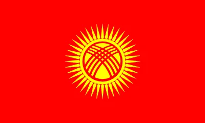 Flag of Kyrgyzstan